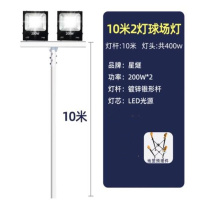 环杰LED高杆灯球场照明灯10米双头T形200W*2