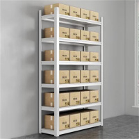 环杰货架置物架储物架HJ-2063六层白150*40*236cm