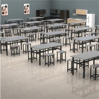 环杰餐桌桌椅一体一桌4椅HJ-2073