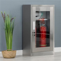 环杰不锈钢消防柜HJ-2119展示柜单门0.8米