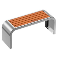 环杰不锈钢公园椅HJ-2127长条凳U形加重不锈钢[2米]