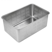 环杰不锈钢方盆304不锈钢漏盆HJ-2037长方形沥水盆60*40*20cm