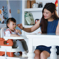 宝宝餐椅婴儿便携式饭桌多功能bb吃饭桌椅座椅可折叠绑凳儿童餐椅