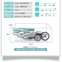 [铝合金超大睡篮]高景观婴儿车可躺可坐超轻便折叠车婴儿推车