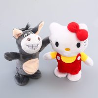 KT猫娃娃公仔会学你说话走路的布娃娃玩具学话驴学舌玩偶 KT猫【USB款】早教版-遥控版 收藏优