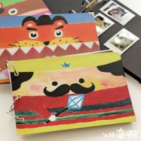 杂啊 大嘴王国粘贴式DIY可爱纪念 影集票据收纳照片相册纪念册 吉他小人