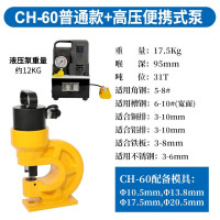 阿斯卡利(ASCARI)钢冲孔机CH-60/70液压冲孔机铜排冲孔器开孔器电动手动打孔机器 CH60+高压便携泵