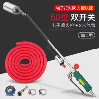 阿斯卡利(ASCARI)液化气喷火煤气喷家用高温烧猪毛抢天然气喷灯喷火器烧肉焊 [升级电子打火]加长款+2米高压管