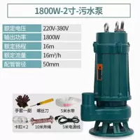 阿斯卡利(ASCARI)潜水泵污水泵220v家用清水泵排污泵高扬程抽水泵沼气池化粪池大流量农用灌溉泵抽粪泵380 180