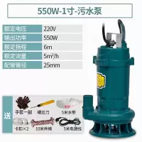 阿斯卡利(ASCARI)潜水泵污水泵220v家用清水泵排污泵高扬程抽水泵沼气池化粪池大流量农用灌溉泵抽粪泵380 550