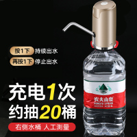 阿斯卡利(ASCARI)电动抽水器纯净水桶家用自动上水矿泉水桶压水器桶装水吸水器水泵 金色-基础款