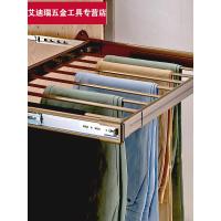阿斯卡利(ASCARI)推拉裤架伸缩衣柜拉篮挂裤架柜内多功能阻尼裤抽拉西裤架衣帽间
