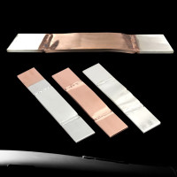 阿斯卡利(ASCARI)铜排软连接紫铜母线伸缩节母排MST-变压器软连接无焊疤铜箔软连接 10*80*380mm(两头镀