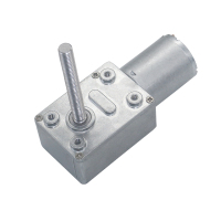 阿斯卡利(ASCARI)JGY370直流减速电机12V小型马达6V24V微型低速加长轴螺纹螺杆M6 6V 18转