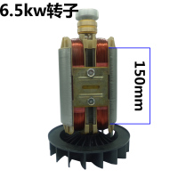 阿斯卡利(ASCARI)柴油汽油发电机转子定子电机总成5kw/8千瓦单相三相线圈电球配件 6.5kw转子(塑料枫叶)