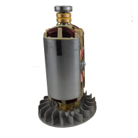 阿斯卡利(ASCARI)柴油汽油发电机转子定子电机总成5kw/8千瓦单相三相线圈电球配件 8kw转子(铝枫叶)