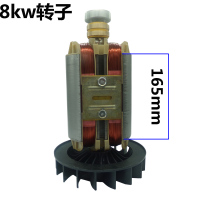 阿斯卡利(ASCARI)柴油汽油发电机转子定子电机总成5kw/8千瓦单相三相线圈电球配件 8kw转子（塑料枫叶）