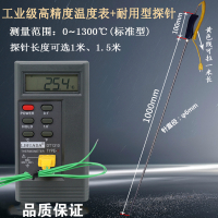 阿斯卡利(ASCARI)手持式高精度测温仪DT1310K型热电偶耐用型探针测火焰铝水 DT1310表+探针310-1米(