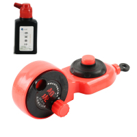 阿斯卡利(ASCARI)木工划线器手动全自动专用工具弹线手摇墨线工地放线装修神器 红色新一代1套+100ml墨汁