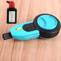 阿斯卡利(ASCARI)木工划线器手动全自动专用工具弹线手摇墨线工地放线装修神器 蓝色全自动款2套+100ml墨汁