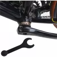 阿斯卡利(ASCARI)自行车一体中轴工具中空曲柄扳手一体牙盘拆卸工具曲柄盖工具 单中轴扳手一把