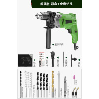 阿斯卡利(ASCARI)电钻家用多功能冲击手电转小型电锤电动工具螺丝刀220V钻墙手钻 超强动力冲击电钻(彩盒)+全套钻