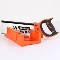 吊顶石膏线角专用切石膏线条阿斯卡利 diy斜锯规盒木工多功能模具 一套(锯子+锯盒)