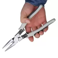 工业级老虎钳阿斯卡利子多功能大号钢丝钳尖嘴钳斜口钳斜嘴钳偏口钳子 多功能尖嘴钳010120