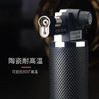 便捷微型焊阿斯卡利防风直冲打火机喷火点烟香雪茄艾灸艾条艾柱点火器 lp819+2瓶气