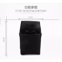 贴壁纸防水工具包阿斯卡利 墙纸施工工具系腰包帆布多用五金工具包 黑色小号防水包配普通腰带