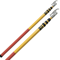 10KV高压伸缩拉闸杆35KV高压令克棒\绝缘拉杆\阿斯卡利作拉杆电工绝缘棒 伸缩式3节4米