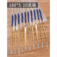 金刚锉金锉阿斯卡利金刚石套装平头圆三角搓刀什锦小钢锉金刚砂挫刀 金刚砂锉刀套装5X180mm(10只袋装)