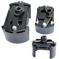 机油格扳手机油滤芯滤清器机滤扳手阿斯卡利工具  机油滤芯扳手型 黑色小+中+大