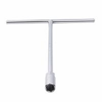 铬钒钢手动t型套筒扳手阿斯卡利多功能丁字形外六角扳手维修工具 12mm精品镜面T形扳手