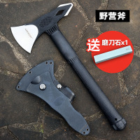户外螳螂斧户外野营斧头阿斯卡利开山多功能工兵斧子户外防爆斧子 野营斧（送磨刀石）