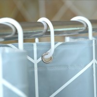 帘子浴室欧式挂式折叠装饰阿斯卡利隔断布防霉遮光卧室日式屏风防水拉帘 套装150宽*200高+1.5杆+环