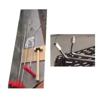 汽车阿斯卡利凹坑修复撬棍换头钩子顶帽凹陷工具可换头帽杠杆工具 5号换头撬棍