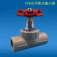 PPR灰色截止阀阿斯卡利 ppr升降式截止阀 ppr水管配件阀开关 ppr闸阀 20