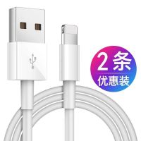 苹果数据线iphone6plus加长5SE快充x充电线7手机3米8XR2米冲ipad [2条装]苹果快充版 2米