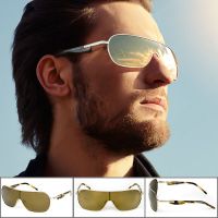 个性前卫紫外线男士高清开车驾驶防太阳眼镜偏光连体一体墨镜潮