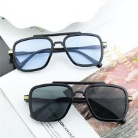 欧美个性海洋片太阳镜墨镜男女2021太阳眼镜钢铁侠唐尼明星同款