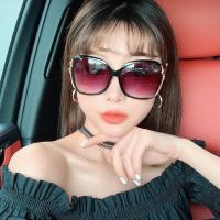 玫瑰花镜片优雅墨镜时尚潮遮阳眼镜女大太阳镜翼茂山茶花镂空点漆