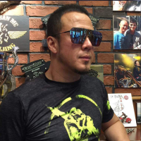 太阳镜情侣同款杨坤个性方形蓝色眼镜一体镜跑男李晨墨镜无边框