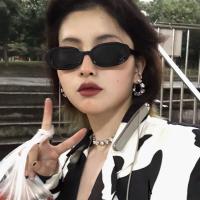 聚会旅游小圆框拍照墨镜欧美复古个性潮流ins太阳眼镜街拍蹦迪