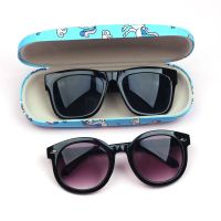 韩版儿童太阳镜男女童眼镜宝宝圆框墨镜公主太阳镜米钉箭头墨镜潮