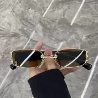 复古朋克太阳镜百搭眼镜潮街拍蹦迪欧美复古墨镜女网红款ins方框