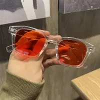 方框眼镜片墨镜女韩版潮夏季时尚网红ins海洋太阳镜显脸小小红书