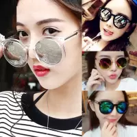 太阳镜女网红圆脸大脸韩版学生小脸墨镜女士太阳镜开车驾驶眼镜潮