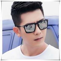 王俊凯太阳方形墨镜新款眼睛男士社会眼镜韩版网红2019黑色街拍