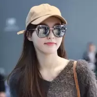 太阳镜女百搭圆脸紫外线时尚个性新款防墨镜韩版网红眼镜